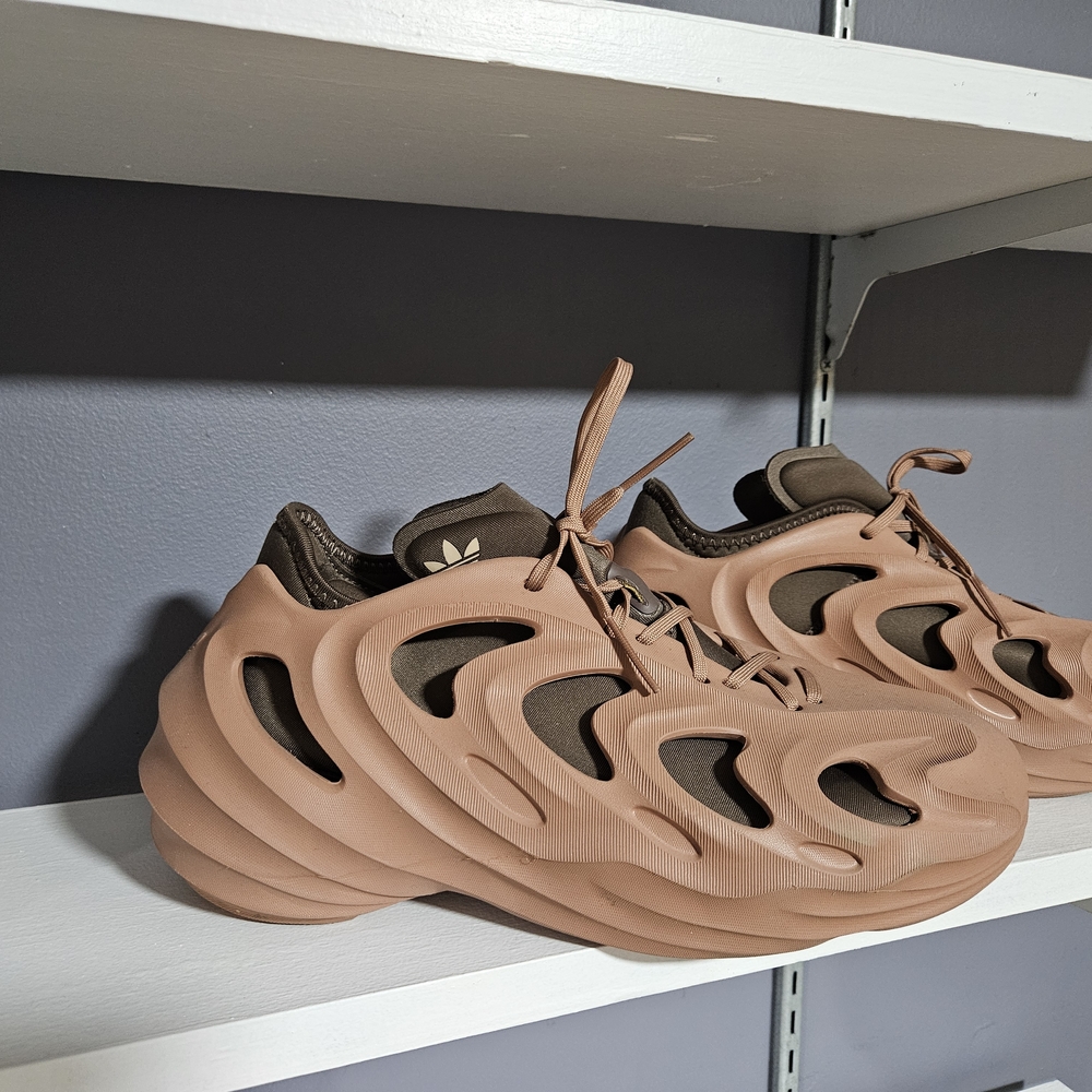 Adidas Adifoam Earthy Brown Sculpted Sneakers